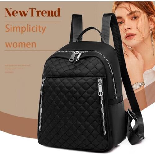 Mini Oxford Backpack Women Thread Backpacks for Teen Girls Anti-theft School Bag Fashion Waterproof Travel Rucksack Lady Mochila