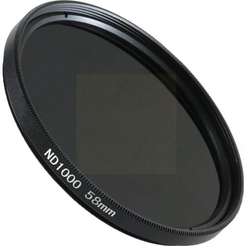 58mm ND1000 SLIM Graufilter ND Neutral Density Filter +B 1000 For Lens 52mm/55mm/58mm/62mm/67mm/72mm/77mm/82mm U3R7