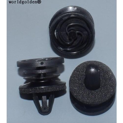 Worldgolden 100pcs plastic clip Door Panel Clip for VW#5X0867299