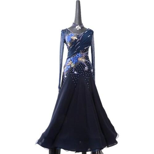 Modern dance skirts new waltz dance skirts, ballroom dances, ballroom dances, big swings, competition dance skirts, adult women