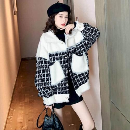 2021 Women Winter Clothing Jacket Thick Loose Warm Cotton Korean Coats Harajuku Plus Size Clothing for Women Goth Korean Fashion