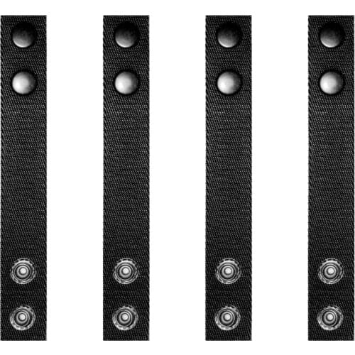 4PCS/Set Tactical Military Belt Buckle Portable Heavy Duty Webbing Strap with Double Snaps Outdoor Sports Hunting Accessories