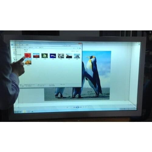 42 47 55 65 82 inch TFT HD Transparent LCD Touch interactive Digital Display windows 8 advertsing exhibition Showcase signage