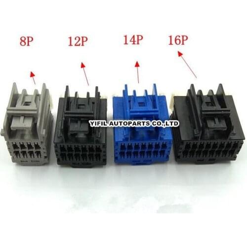 5pcs/lot 8/12/14/16 Pin/Way Ambient Light Module Plug Connector With Terminal For Buick GL8 Cadillac