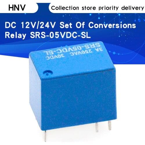 5PCS/LOT Relay SRS-05VDC-SL SRS-12VDC-SL SRS-24VDC-SL Set of conversions 4100F 6PIN