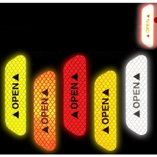 Car OPEN Reflective Tape Warning for DACIA SANDERO STEPWAY Dokker Logan Duster Lodgy