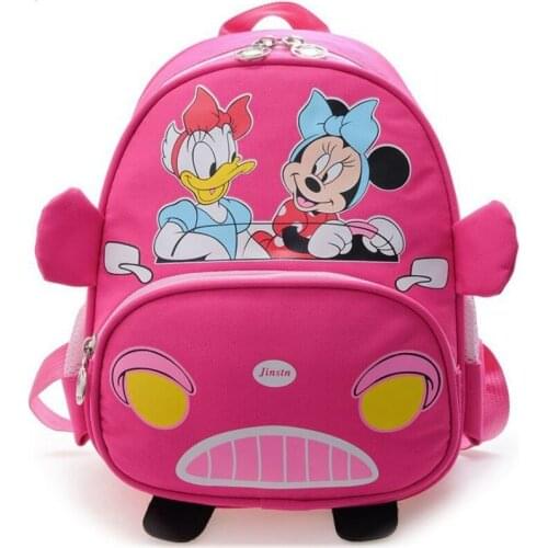 Disney Bag Mickey Kids Backpack Toddler School Bags Kindergarten Schoolbag Girls Boys Cute Cartoon Minnie1-3-5 Years Mochilas
