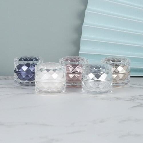 5g Empty acrylic double cream box cosmetics discharge box 50pcs