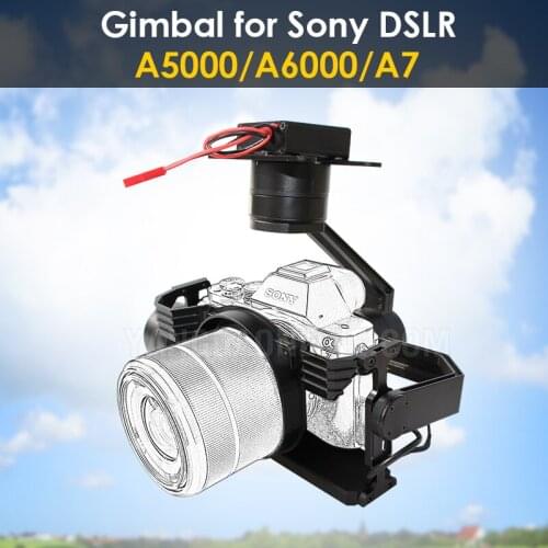 SONYA6000 A7 DSLR Camera Gimbal 3axis With Zoom Record and Trigger for Camera Drone High Stabilized uav photograhy mapping