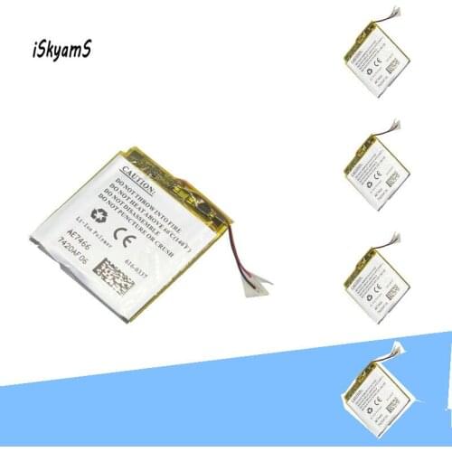 ISkyamS 5pcs A1236 616-0337 Battery For iPod Nano 3 3rd Gen 3TH 4GB 8GB MA980LL/A MB249LL/A Nano3 Batteries
