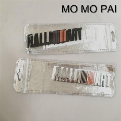 RALLIART emblem badge sticker metal black decal fit for Lancer EVO 2016