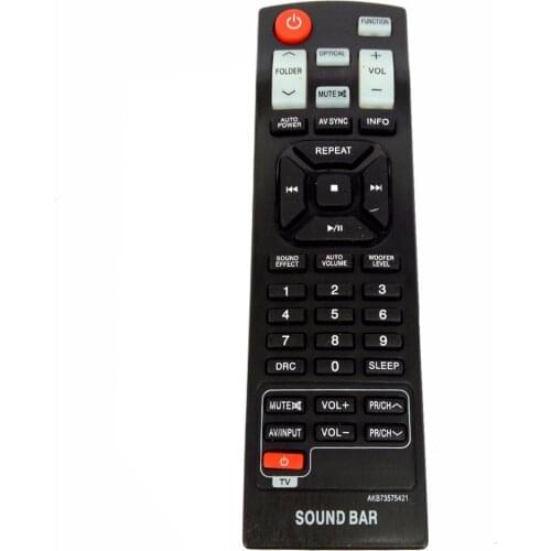 New Repacement AKB73575421 For LG Sound bar System Remote Control NB2420A NB3520A NB3532A NB3540 NB4530B Fernbedienung