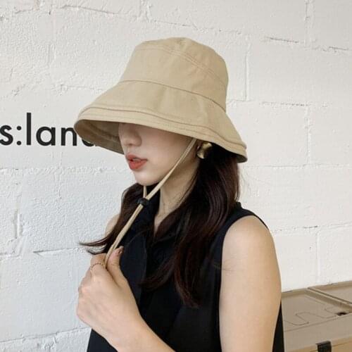 Summer Solid Bucket Hats Unisex Bob Caps Hip Hop Men women Summer Panama Cap Beach Sun Fishing Fashion Fisherman Hat