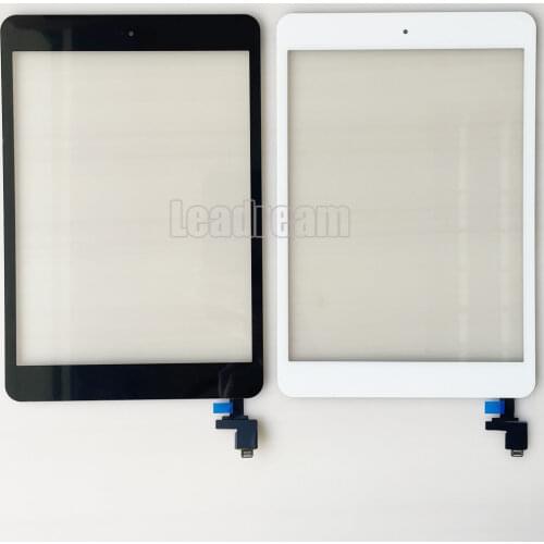 Touch Glass Screen Digitizer For iPad mini 1 2 mini1 mini2 A1432 A1454 A1455 A1489 with Home button with IC