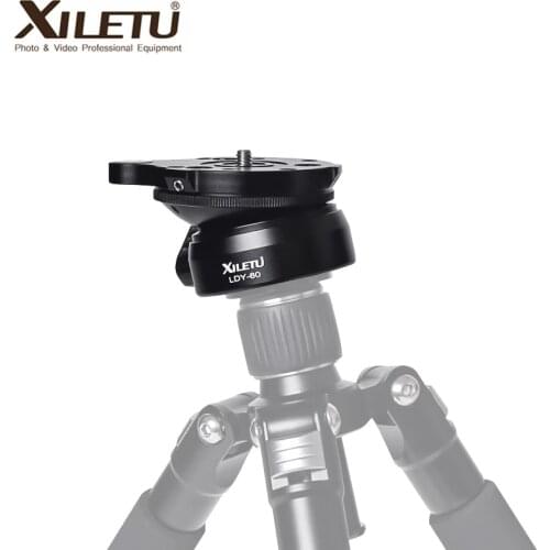XILETU LDY60 Tripod Head Panoramic Head Horizontal Adjustment Platform to Tripod Professional Hemisphere aerial photography
