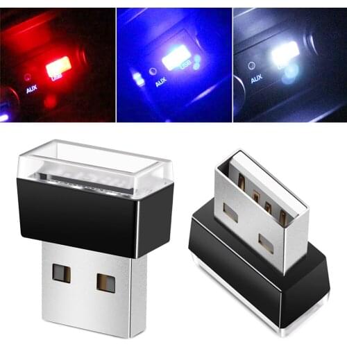 LED Car Mini Lamp USB Light Atmosphere Lamp For Kia rio 3 4 ceed K2 K3 K3S K4 K5 KX3 KX5 QL portage picanto CERATO QUORIS