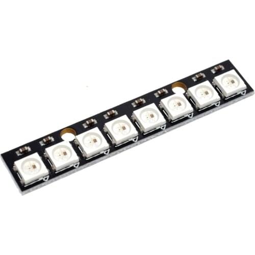 8 channel WS2812 5050 RGB LED lights built-in full color-driven development board 8 Bits
