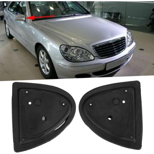 2pcs W220 Car Side Door Wing Mirror Base Gasket Seals For Mercedes W220 S350 S430 S500 Exterior Mirror Gasket Seals 2000-2006