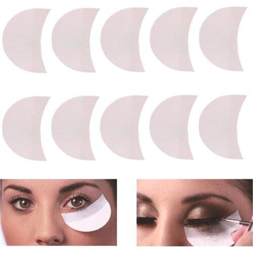 High Quality New 50/100pcs Disposable Eye Patches Eyelash Extensions Pads Eyeliner Shield Protect For Make Up