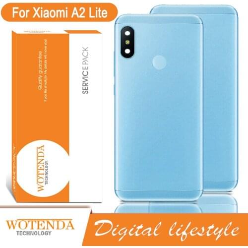 For Xiaomi Mi A2 Lite/Redmi 6 ProBattery Back Cover Rear Door Housing Replacement Spare Parts For Redmi 6 pro back housing