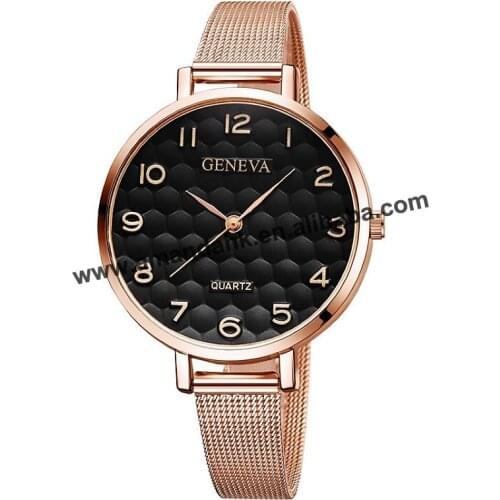 Fashion Geneva Watches Western Style Woman Man Sport Wristwatch Hot Sale Women Dress Quartz Alloy Watch 621