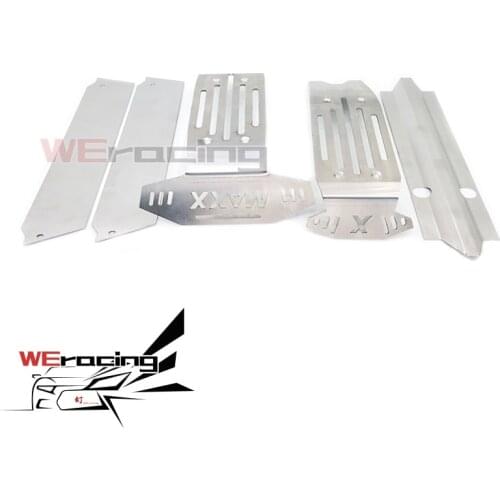 1:5 Traxxas X-MAXX Upgrade stainless steel skid plate kit chassis armor protection plate S226