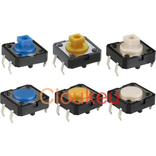 12x12x4.3/7.3mm Tactile Switch B3F-4000/4005/4050/4055/5000/5050