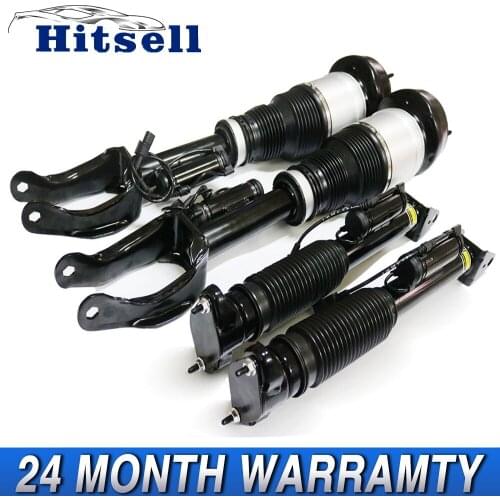 4pcs Front Rear Suspension Air Strut Shock ADS For Mercedes W166 GL350, GL450, GL500, GL550, GL63 AMG ML250, ML350, ML400