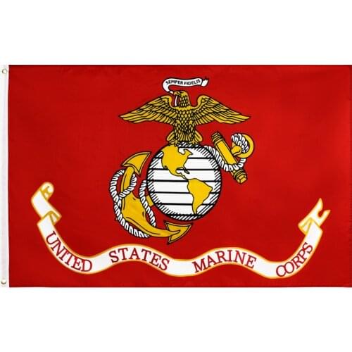 60x90cm/90x150cm US Marine Corps Flag 2x3ft/3x5ft USMC USA Military Banner