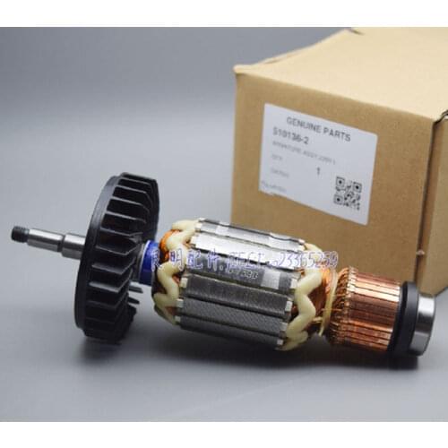 AC220-240V Genuine Armature Rotor Anchor for MAKITA GA9020 GA9020S GA7020 GTPSE 517794-5 517793-7 Motor Angle Grinder