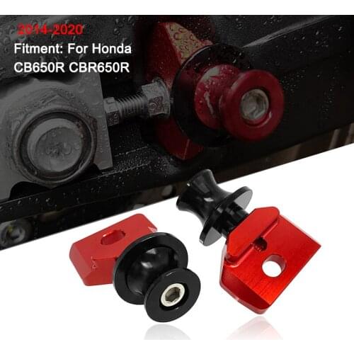 For HONDA CBR650R CB650R CBR 650 R 2014 2015-2020 Motorcycle CNC Accessories Chain Adjustment Bracket Screw Rocker Reel Slider