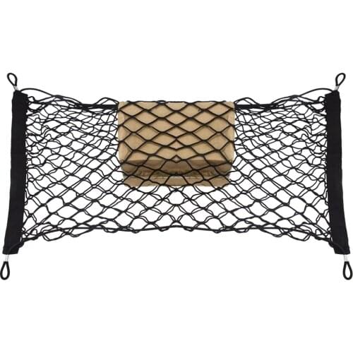110*50cm Car Elastic Nylon Rear Back Cargo Trunk Storage Organizer Luggage Net Holder Auto Accessory