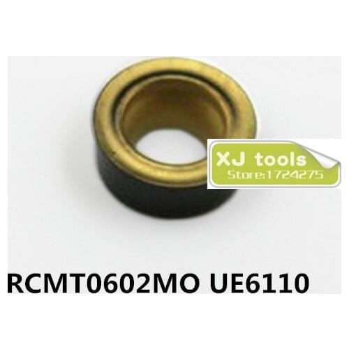 Free shipping 10pcs RCMT0602MO UE6110 /RCMT0803MO UE6110 milling cutter insert carbide cemented carbide turning tools