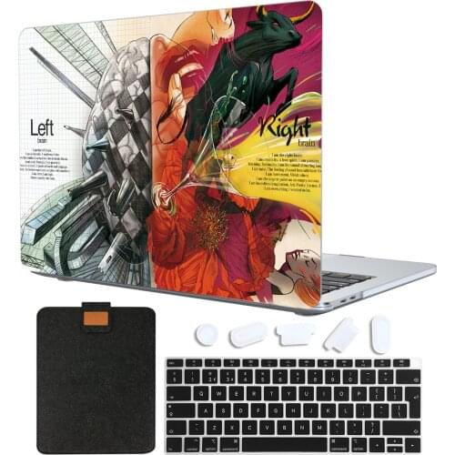 Sanmubaba Laptop Case For Macbook Air Pro 11 12 13 15 16 2020 Laptop Sleeve for mac book pro 13 inch Cover+Black Keyboard Cover