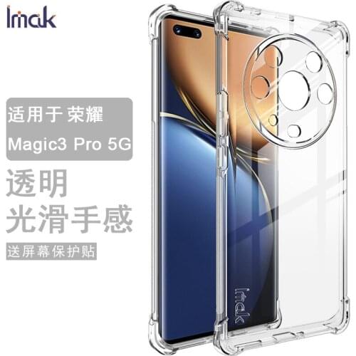 Honor Magic 3 Pro 5G Soft TPU Case IMAK Crystal Clear Airbag Protective Back Cover for Huawei Honor Magic3 Pro Bumper Shockproof