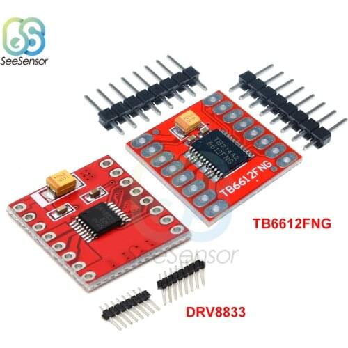 Dual Motor Driver 1A TB6612FNG 1.5A DRV8833 Microcontroller Better than L298N