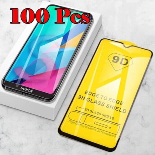 100pcs 9D Tempered Glass Curved Full Glue Film Guard Screen Protector For Samsung Galaxy E02 E62 F02 F12 F12S F22 F42 F52 F62