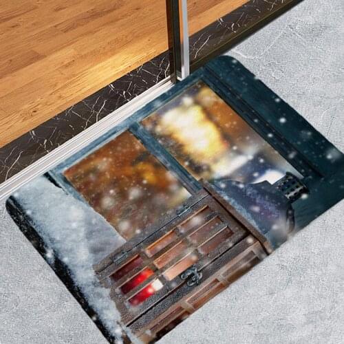 Creative 3D Printing Tropical Leaf Hallway Carpets and Rugs for Bedroom Living Room Carpet Kitchen Bathroom Anti-Slip Floor Mats