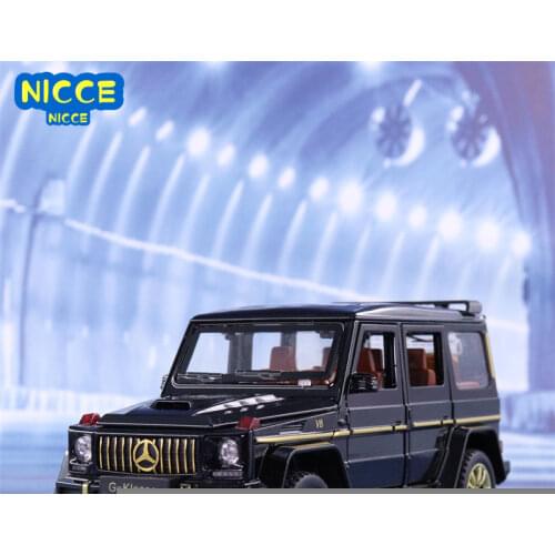 Nicce 1:32 Alloy Pull Back Model Car Model Toy Sound Light Pull Back Toy Car For G63 G-Klessa SUV AMG Toy For Boys Children Gift
