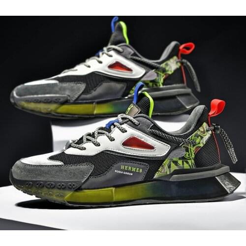 New High Quality Fashion Comfortable Men Running Shoes Mesh Breathable Men Casual Sneakers