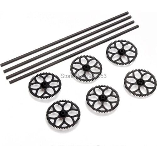 Tool Kit Bag - Gears Gear + Tail Boom Tail Pipe Spare Parts For Wltoys V911S V966 V988 V977 RC Helicopter