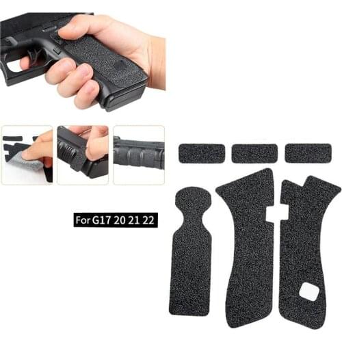 Non-slip Rubber Texture Grip Wrap Tape Glove for Glock 17 19 20 21 22 25 26 27 33 43 holster 9mm pistol gun magazine accessories
