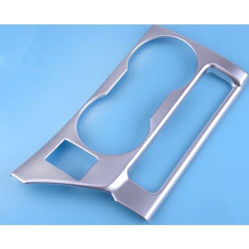 New Plastic Accessories Silver Car Styling Interior Water Cup Holder Cover Trim Fit For LHD Toyota Corolla 2014 2015 2016 2017