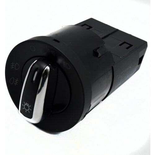 New Chrome headlight switch for AUDI A4 8E B6 6RD 941 531 / 6RD941531 could be modified to fit other VAG vehicle