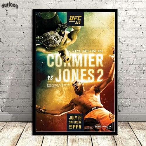 Posters and Prints Conor McGregor MMA Fight Event Wall Art Pictures Poster Canvas Painting for Home Decoration