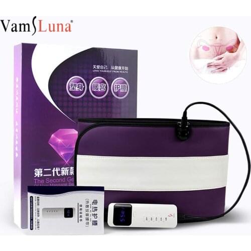 Far Infrared Heating Slimming Belt, Sauna Belt with Air Vibration Massage Adjustable Temperature for Weight Loss Massage