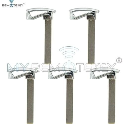 Remtekey 5pcs for Hyundai Kia uncut blank insert key 81996-B1000 Smart emergency key blade 2015 2016