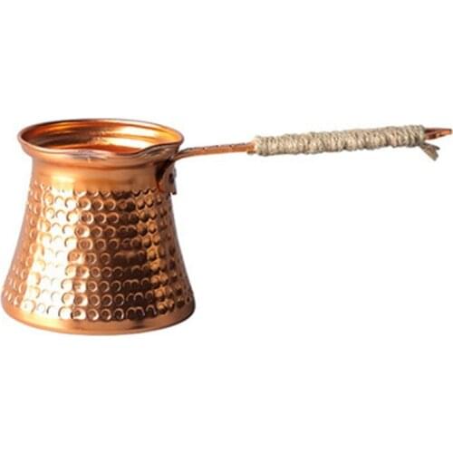 Turkish Coffee Pot Coffee Maker Moka Pot 3 Person 200 ML Copper Handmade High Quality Decorative Gift Accessory