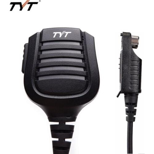 TYT MD-2017 PTT Waterproof Shoulder Speaker Mic for TYT MD-2017 MD-398 Radioddity GD-55 DMR Digital Walkie Talkie