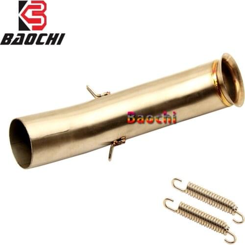 Motorcycle Exhaust Mid Tube Escape Muffler Spring Connect Pipe for KTM Duke 250 2016 2017 2018 Duke 390 RC390 RC 390 Duke 125